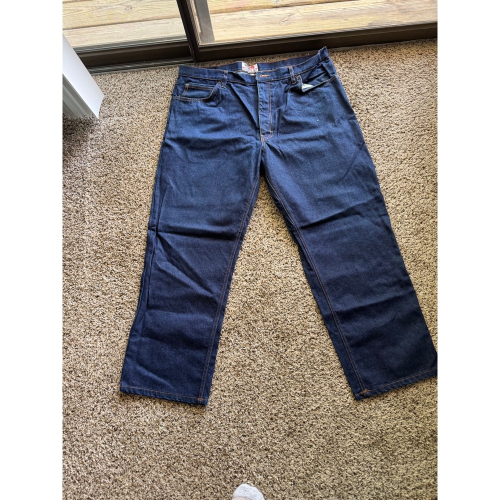 Walls FR Flame Resistant Work Jeans Mens 42x30 Dark Wash HRC 2 ATPV 24.2 Denim